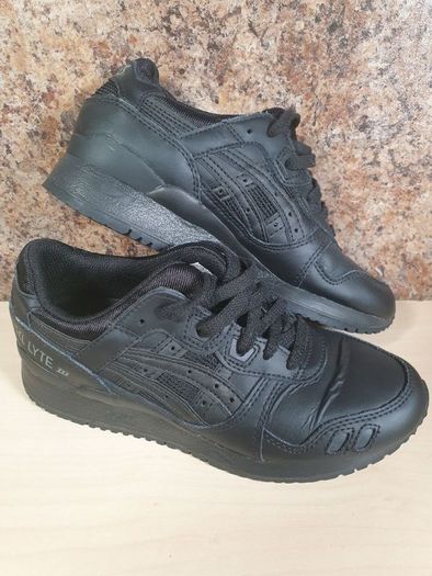 Asics GEL LYTE 3 black Size UK 4 EU 37 boys girls women unisex