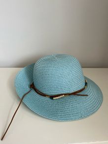 Blue Straw Hat