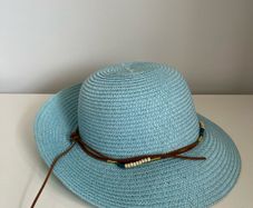 Blue Straw Hat