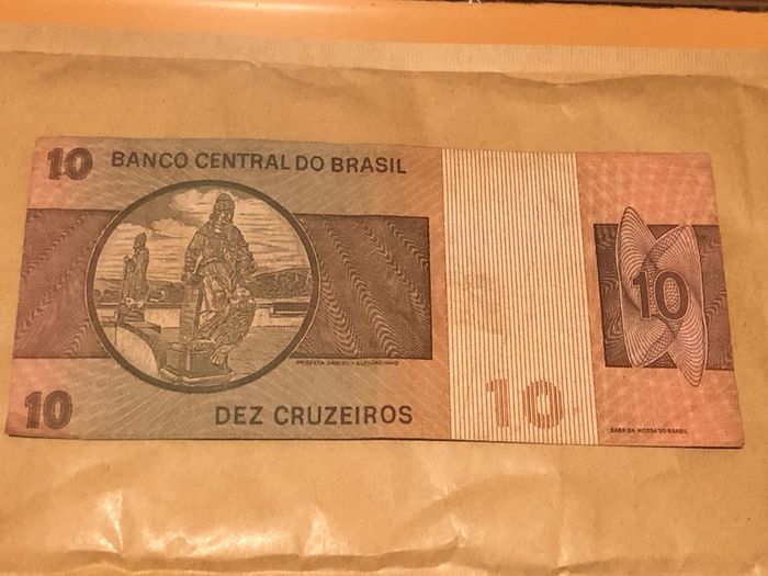 10 Cruzeiros 1970-1981 Brazil