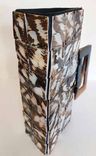 Mother of Pearl Mosaic Style Handbag