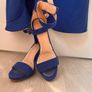 Amazing Sapphire Blue Dress & Matching Shoes! Image 8