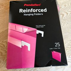Pink Hanging files - LETTER SIZE