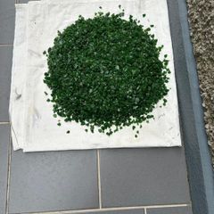 Decorative emerald green stone.