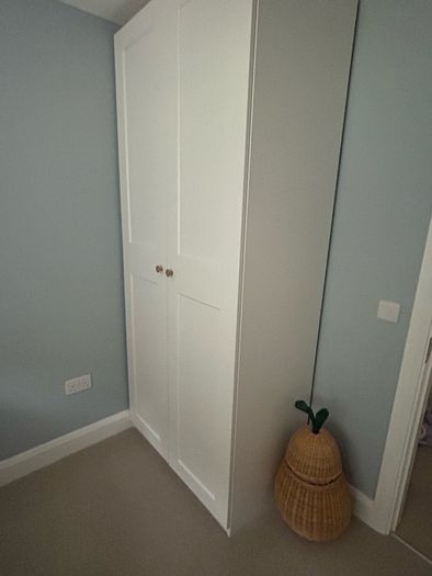 Ikea Pax double wardrobe 100cm - barely used