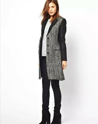 Karen Millen Wool Blend Winter Coat