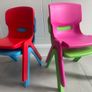 Kids child strong stackable colour chairs x 4 Image 7