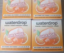 Waterdrop Hydration Cubes Orange 45 cubes