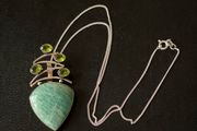 silver necklace