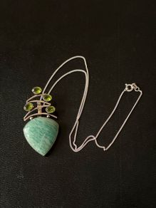 silver necklace