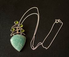 silver necklace