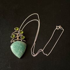 silver necklace