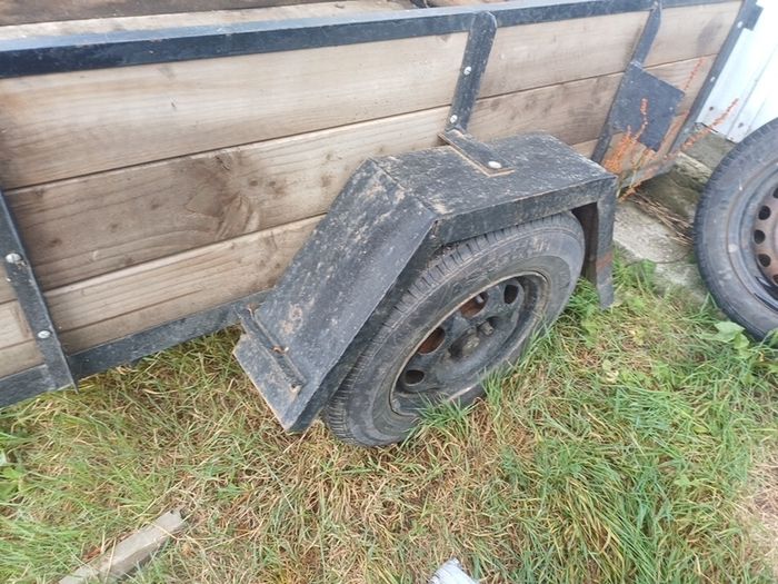 single axle trailer