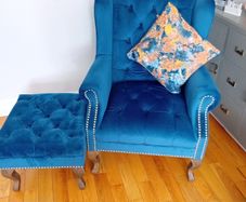 Armchair and Footstool