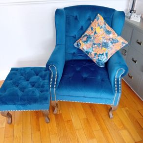 Armchair and Footstool
