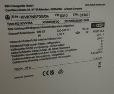 Bosch Series 2 Built-in Fridge-Freezer(1 year old)-Like New