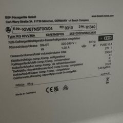 Bosch Series 2 Built-in Fridge-Freezer(1 year old)-Like New