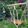 vintage wrought iron table Image 3