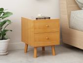 Bedside Cabinets 2 pcs 40x30x50 cm Solid Pinewood