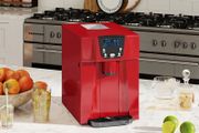 3L Ice Maker Machine and Water Dispenser, 12kg in 24H, 2 Sizes 9 Ice Cubes Ready in 6-10 Mins Ice Machine, Red