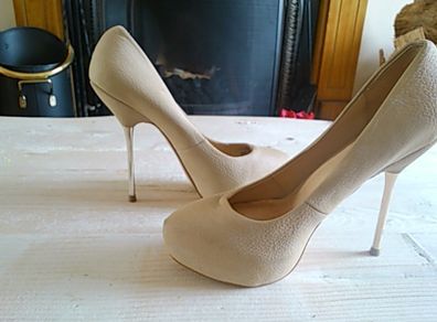 Zara Nude Heels
