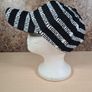 ZARA OVERTHINKING Black and white Baseball cap Image 4