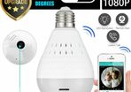 WIFI IP Camera Light Bulb HD 1080P SPY Panoramic 360 Degree Lamp Hidden