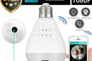 WIFI IP Camera Light Bulb HD 1080P SPY Panoramic 360 Degree Lamp Hidden