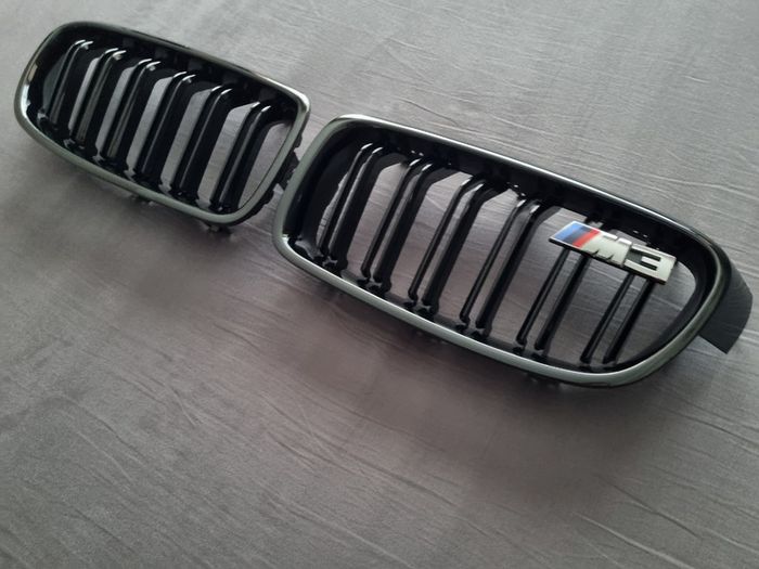 BMW 3 Series F30 F31 Kidney Grilles With M3 Badge Brand New