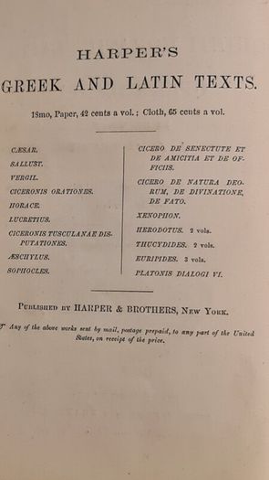 Quinti Horatii Flacci Opera Omnia Ex Recensione. A J Macleane. MDCCCLXXIX. VINTAGE 1879 Hardback In Good Condition.