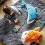 Fluffy Shaggy Rugs Living Room, Large Anti Slip Carpet, Machine Washable Soft Thick Pile Bedside Rug for Kids Bedroom, Nursery - Dark Grey, 120 x 160 cm Image 4