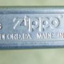 Vintage  Zippo Matt Silver Police Cigarette Lighter Image 6