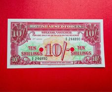 Great Britain. 10 / Shillings. 1961  ( UNCIRCULATED )THIRD Series  )