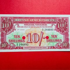 Great Britain. 10 / Shillings. 1961  ( UNCIRCULATED )THIRD Series  )