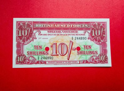 Great Britain. 10 / Shillings. 1961  ( UNCIRCULATED )THIRD Series  )
