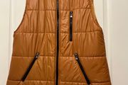 Italian Sleeveless Jacket With Hood