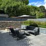5 Seater Garden Lounge Set and Parasol in Excellent Condition Image 2