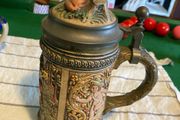German Stein jug with lid
