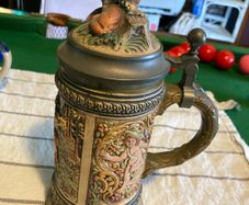 German Stein jug with lid