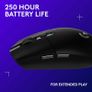 Logitech G305 LIGHTSPEED Wireless Gaming Mouse, HERO 12K Sensor, 12,000 DPI, Lightweight, 6 Programmable Buttons, 250h Battery Life, On-Board Memory, PC/Mac - Black Visit the Logitech G Store Image 5