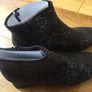 Girls Black Sparkle Boots Image 2