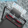 Folding Treadmill with 8% Incline, 3 In 1 Under Desk Walking Pad for Home and Office, 3 Adjustable Incline,1-12 KM/H, Portable Treadmill with LED Display, Remote Control Image 3