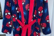 Boys Spiderman Dressing Gown (Age 7-8)