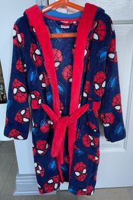 Boys Spiderman Dressing Gown (Age 7-8)