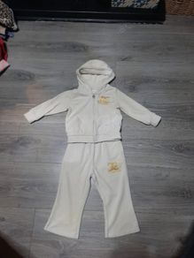 cream juicy couture tracksuit