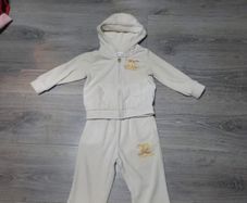 cream juicy couture tracksuit