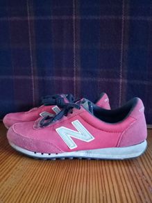 New Balance 410 red 4 37 canvas shoe laced light