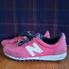 New Balance 410 red 4 37 canvas shoe laced light