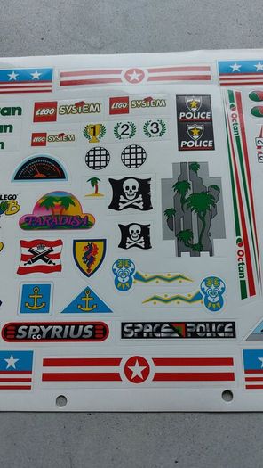 Lego Club UK Sticker Sheet - 1994
