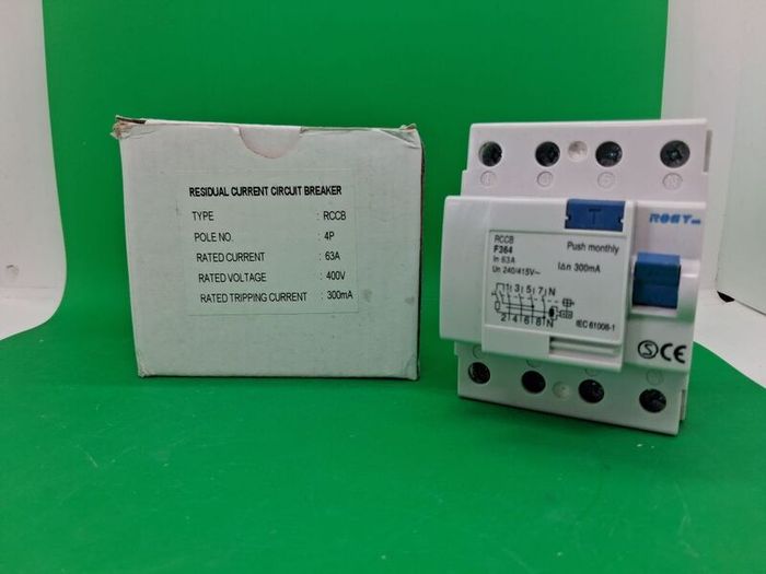 Postage - 3 x Circuit Breakers 63A 300mA 4P 230v - 400v